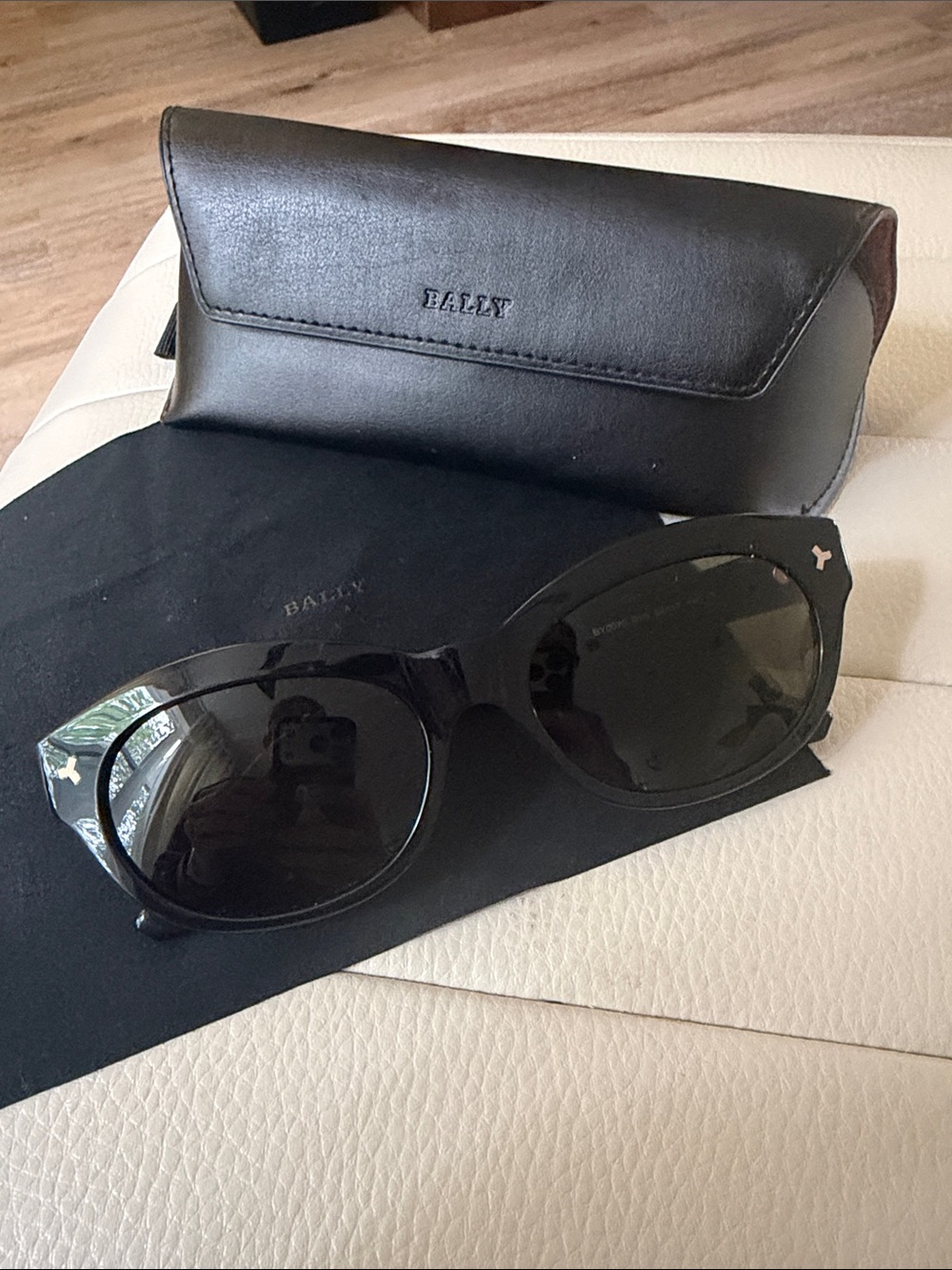 NEW Bally Women’s Black Sunglasses BY0070 $470 Saks